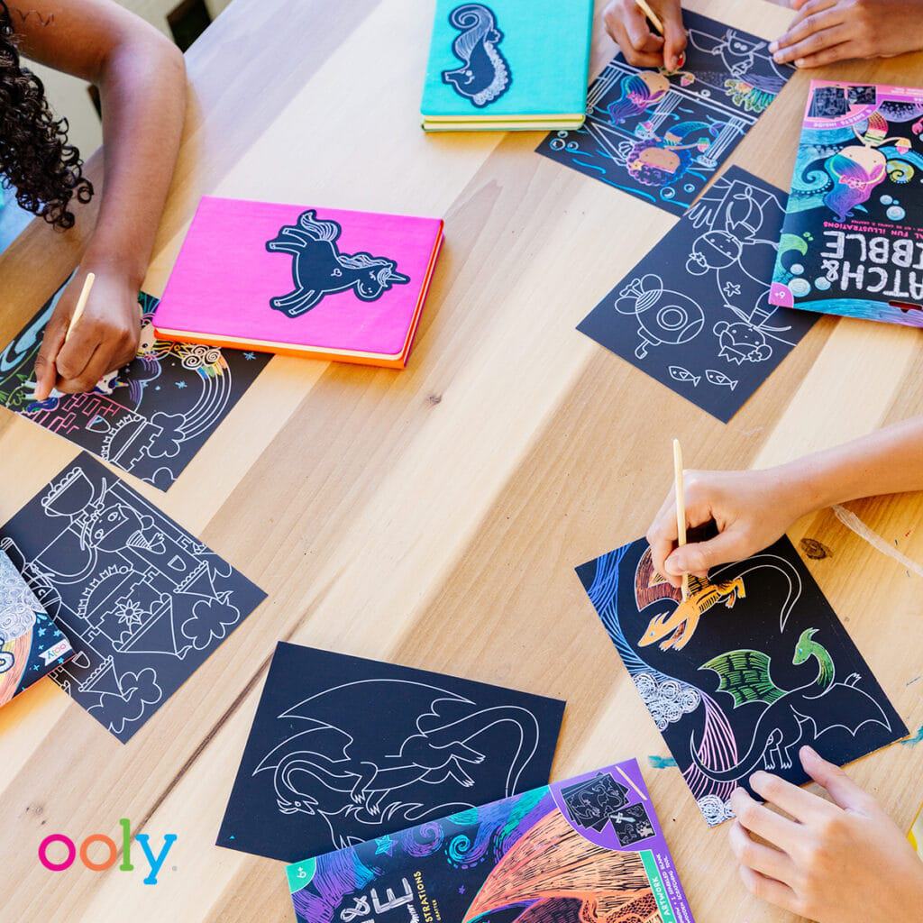 OOLY Art Kits - Scratch and Scribble Kits