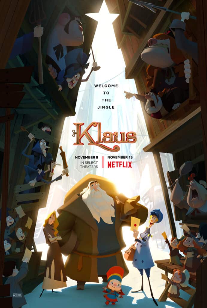 Klaus Movie Poster - A Christmas Movie About Kindness