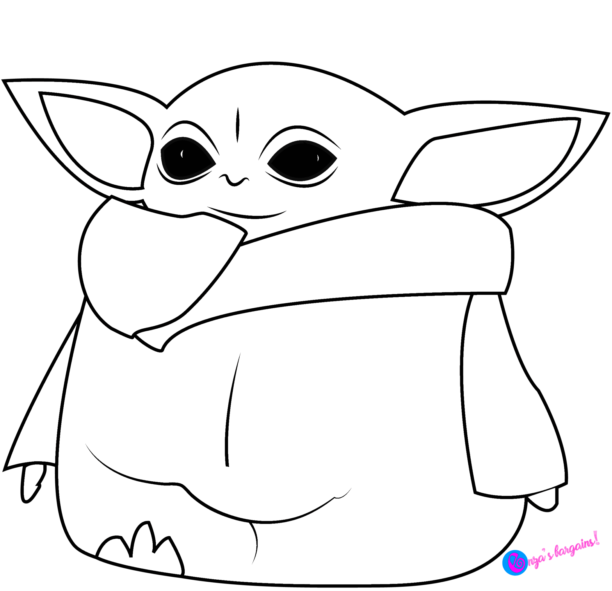 Baby Yoda SVG for Cricut - Create your own Baby Yoda products!