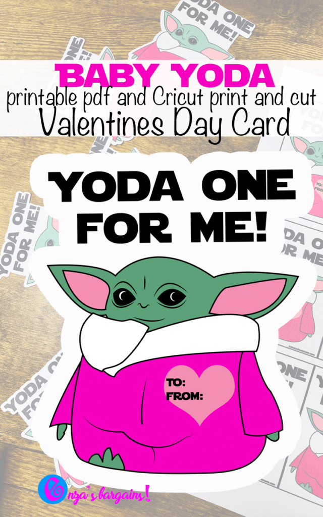 Download Baby Yoda Valentine's Day Cards - Print and Cut - Enza's ...