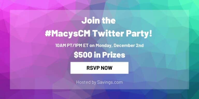 Macy’s Cyber Monday Twitter Party #MacysCM