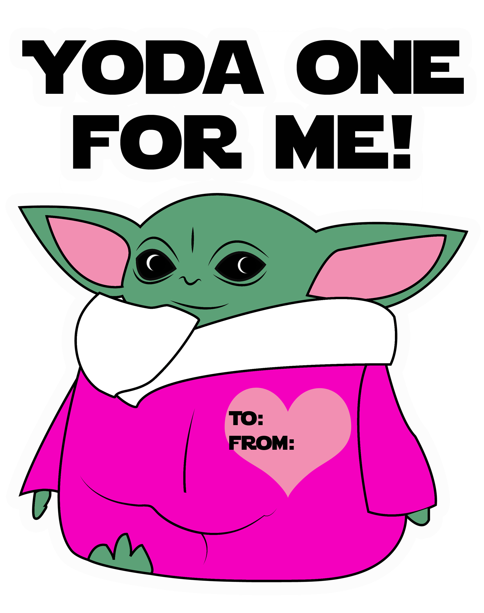 Baby Yoda Valentine s Day Cards Print And Cut Enza s Bargains