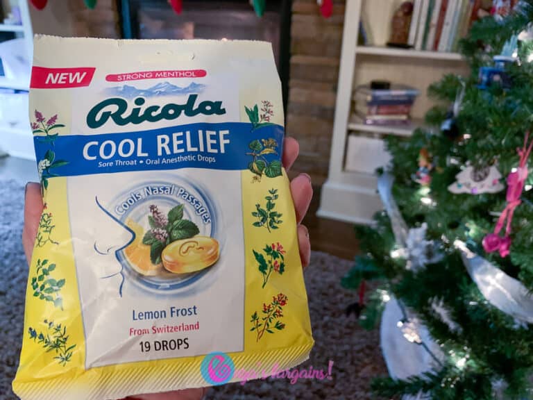 Grab a bag of Ricola Cool Relief Lemon Frost Drops!