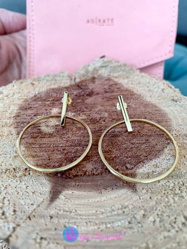 Simple Gold Hoop Earrings for Daily Use - Earrings with Sticks