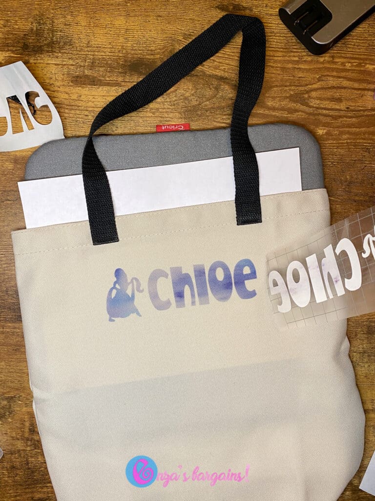 Cricut Infusible Ink on Medium Tote