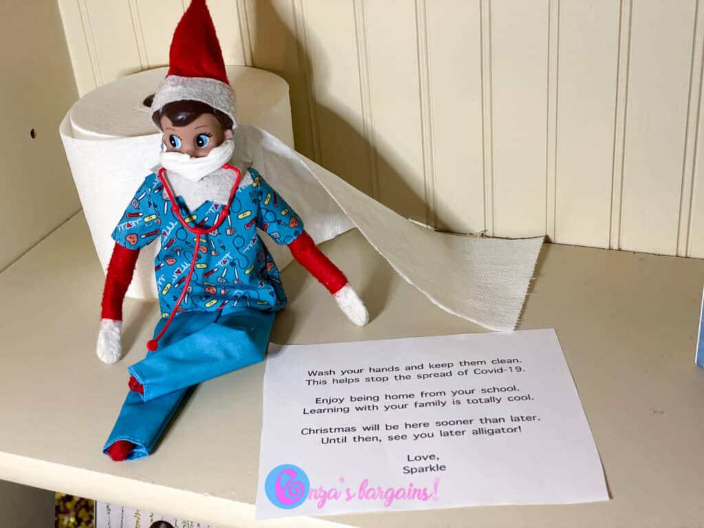 Corona Virus - Elf on the Shelf