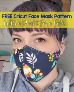 Cricut Face Mask Pattern - Enza's Bargains