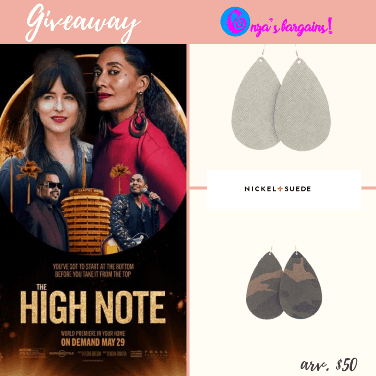 Nickel and Suede Giveaway – The High Note