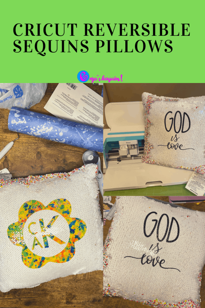 Cricut Infusible Ink Reversible Sequins Pillow Tutorial