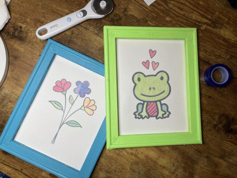 Indoor Activities for Kids with Infusible Markers on Canvases