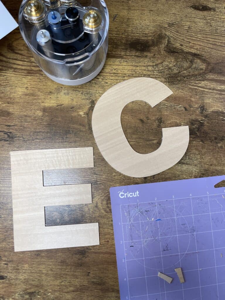 Cricut Basswood Wooden Letters