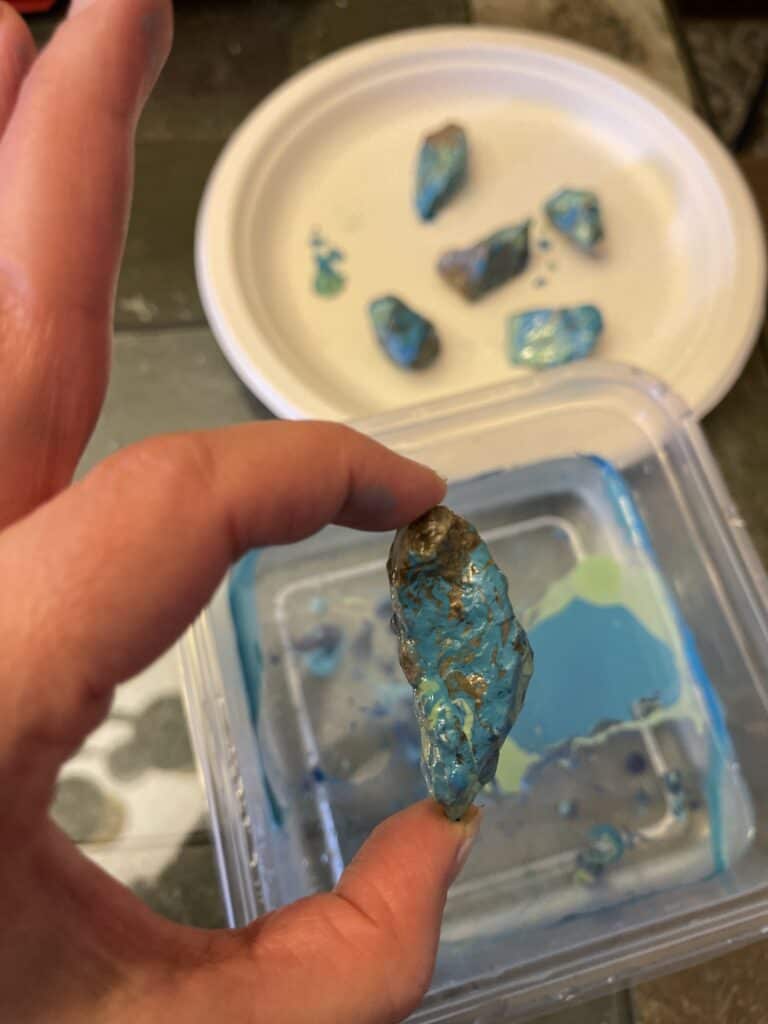 Nail Polish Hydro Dipping Earth Rocks