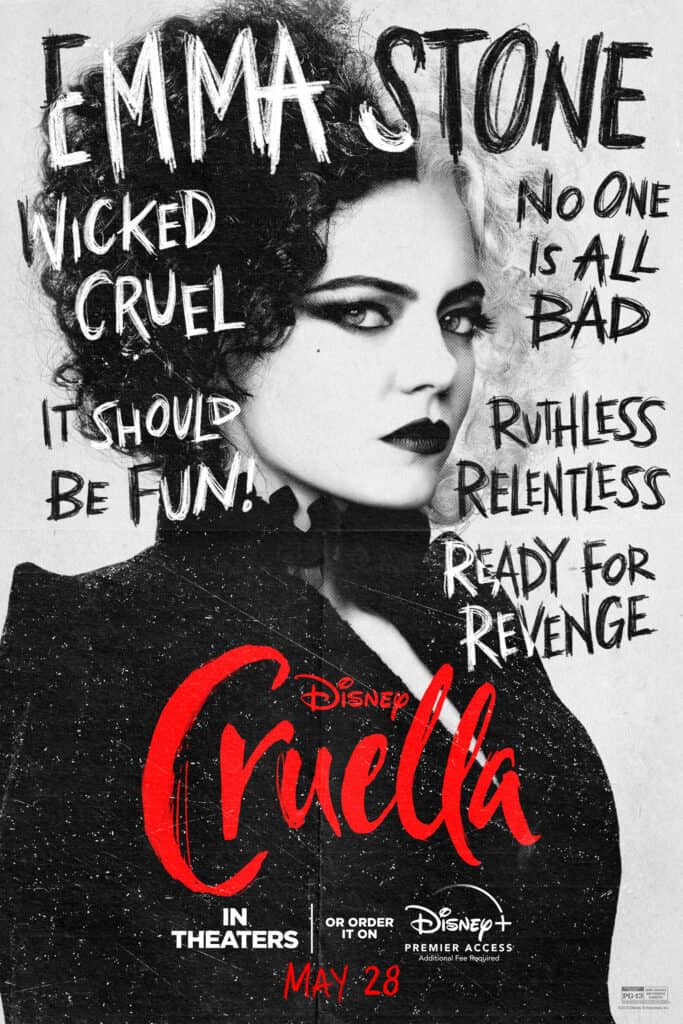 Cruella Emma Stone Poster