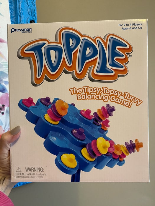Topple Board Game for Summer