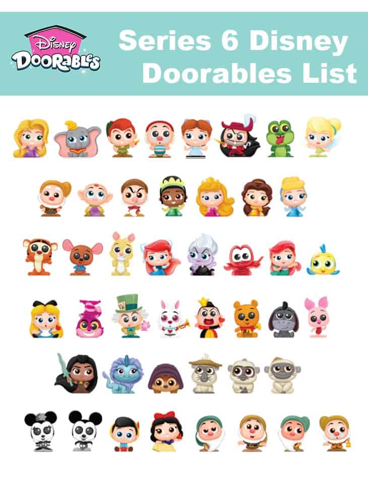 Series 6 Disney Doorables List - Collect them all! 