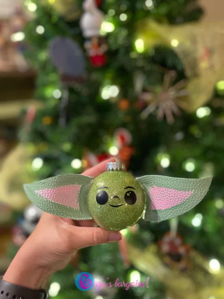 DIY Baby Yoda Ornament