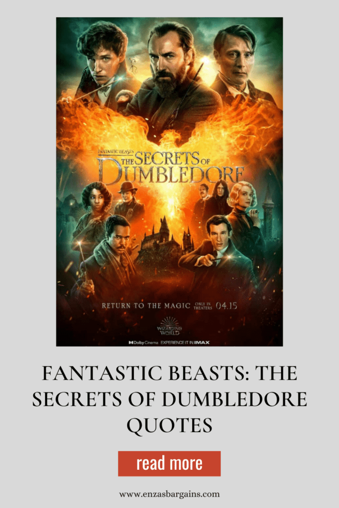 Fantastic Beasts The Secrets of Dumbledore Quotes