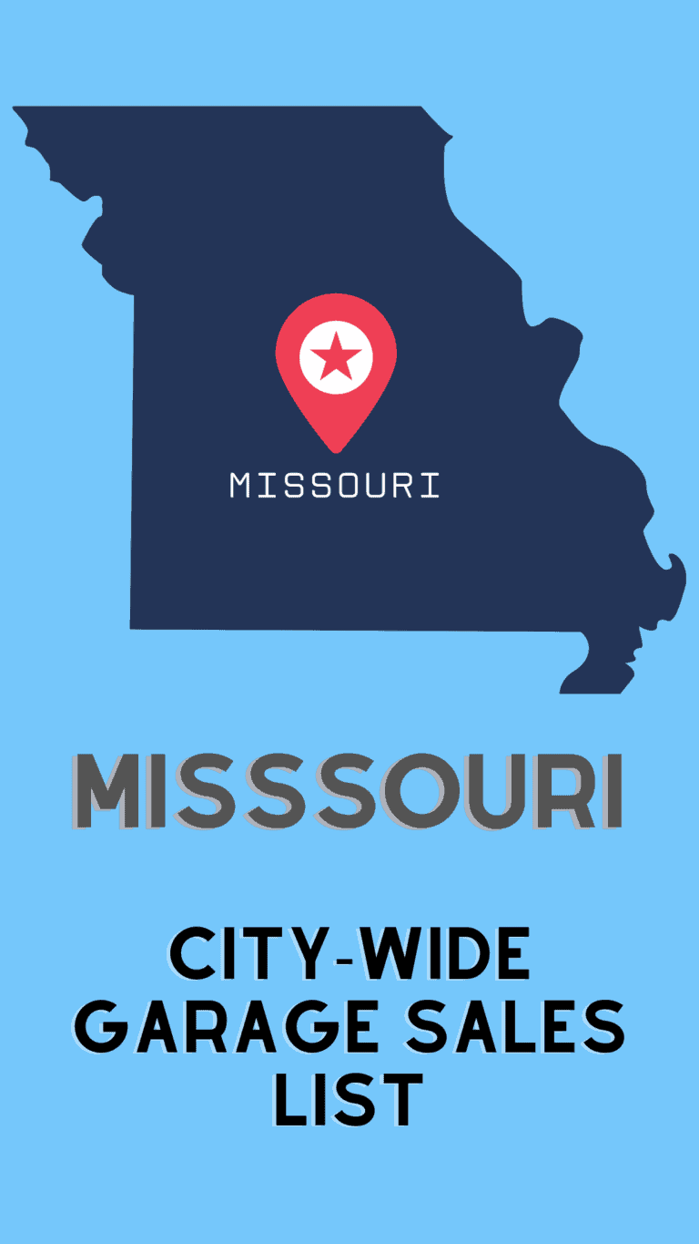 Missouri City Wide Garage Sales 2022