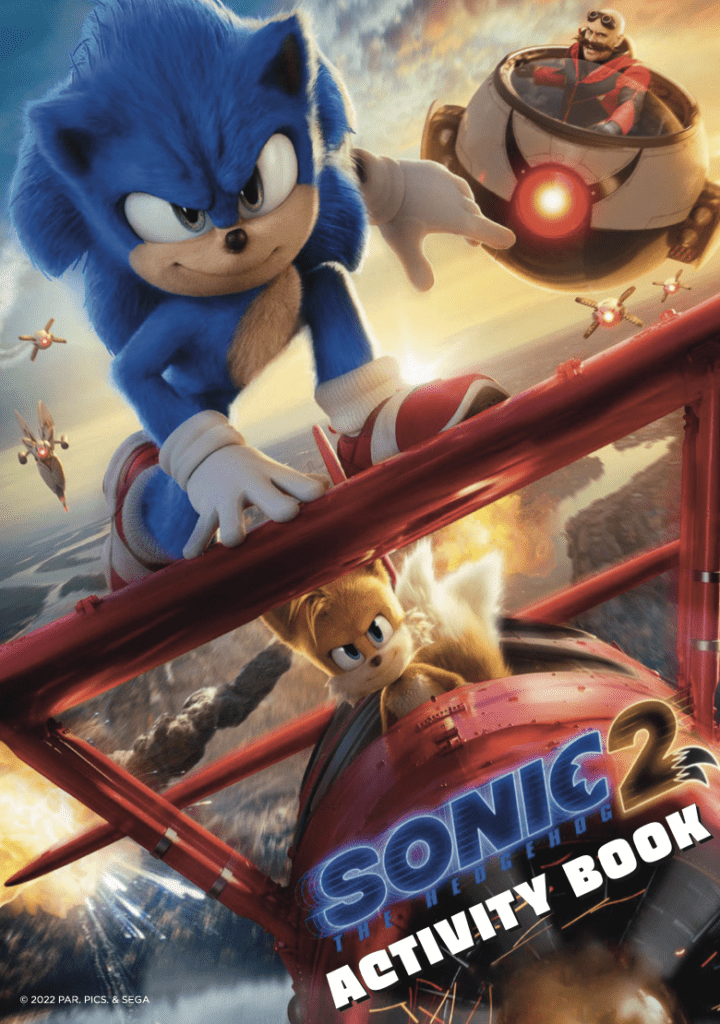 Sonic 2 Activity Book for FREE and Giveaway