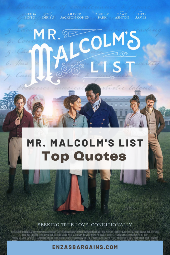Mr. Malcolm's List Quotes