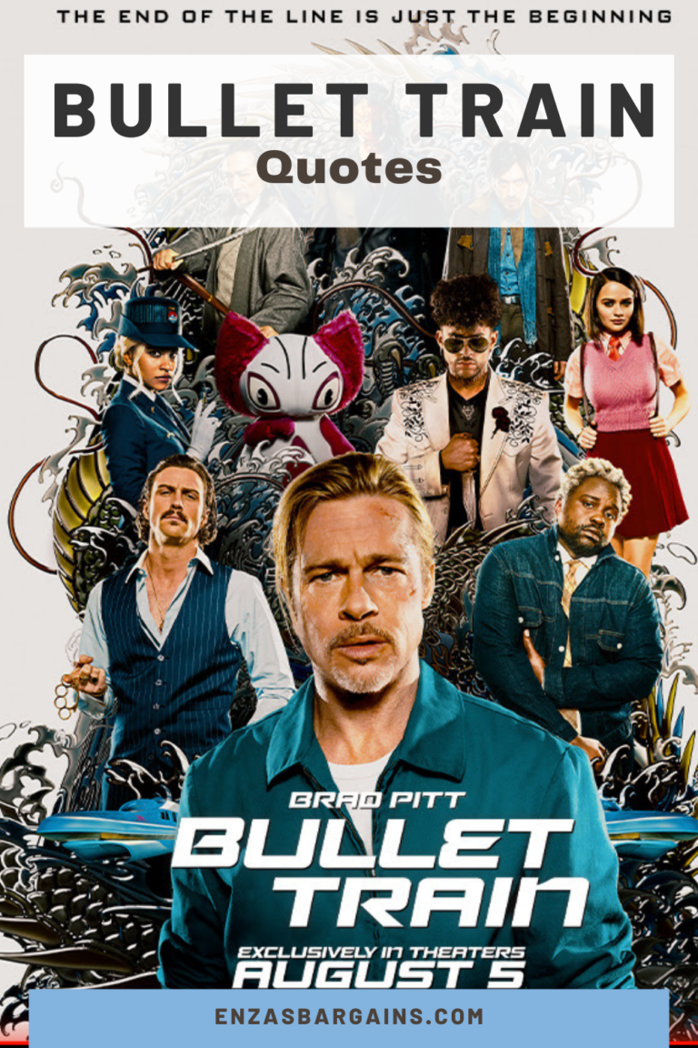 Bullet Train Quotes Best quotes from the movie!