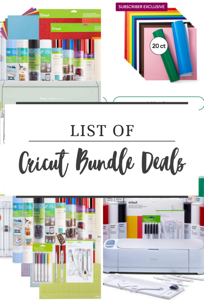 Cricut Bundle Deals