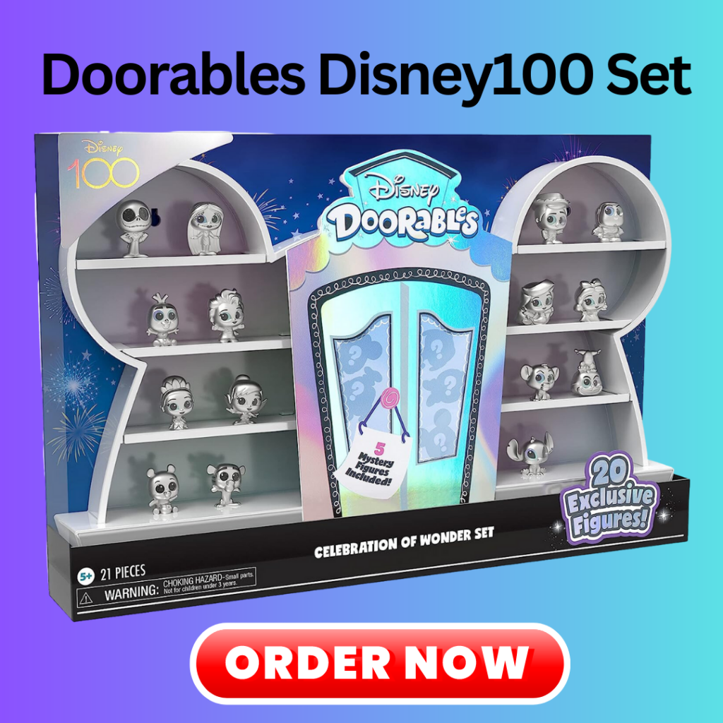 Disney Doorables Disney100 Celebration of Wonder Set, 21-piece