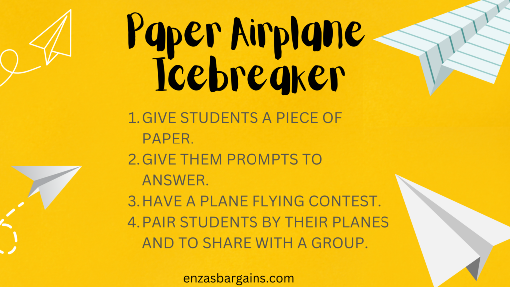 Paper Airplane Icebreaker