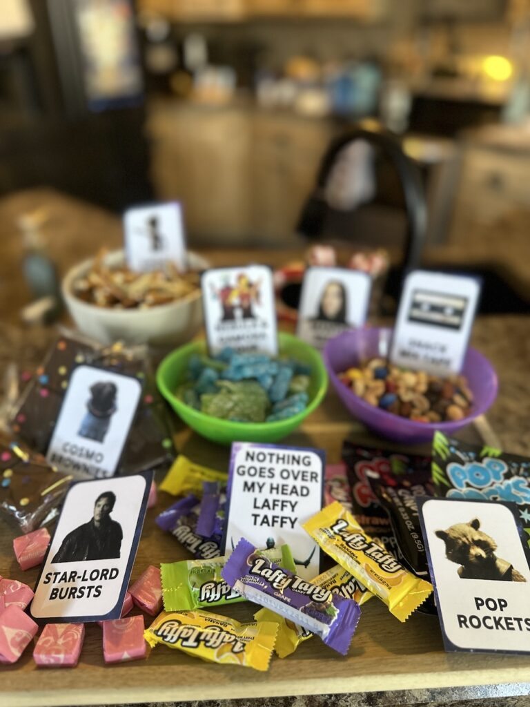 Guardians of the Galaxy Themed Food for a Party