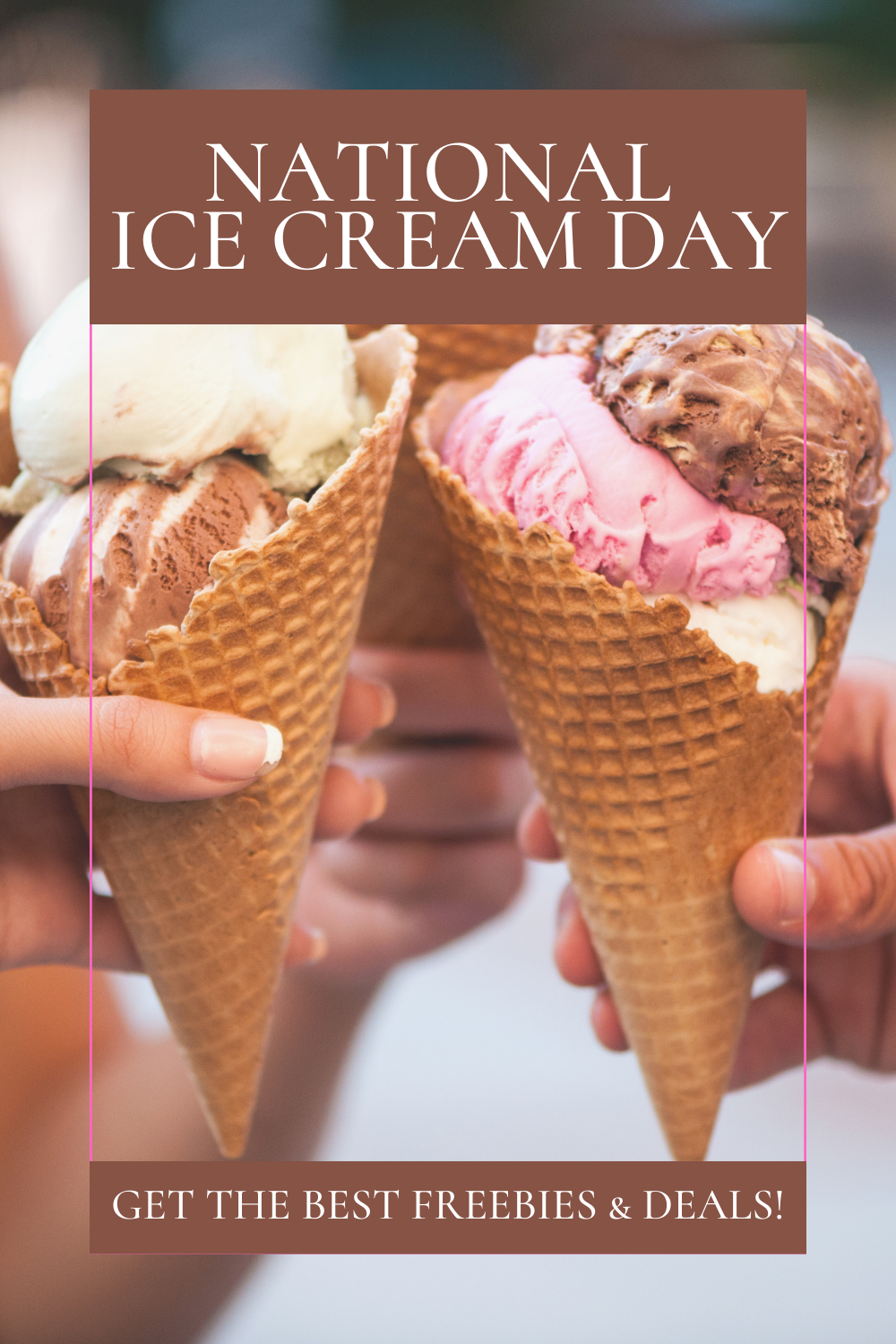National Ice Cream Day Kansas City and National Enza's Bargains