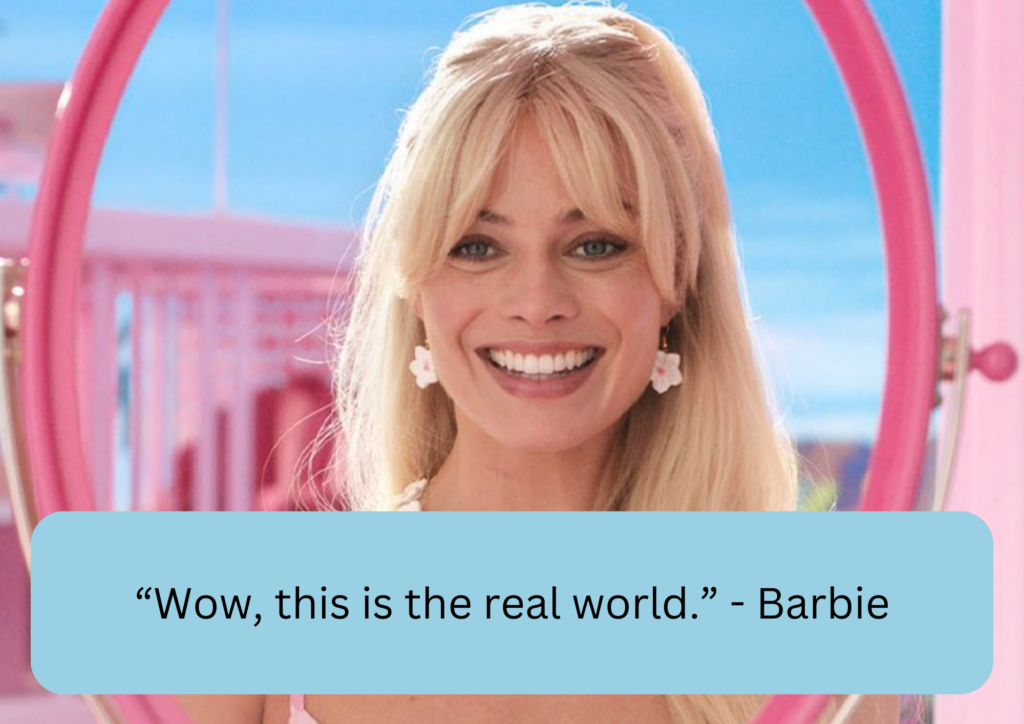 wow barbie quote