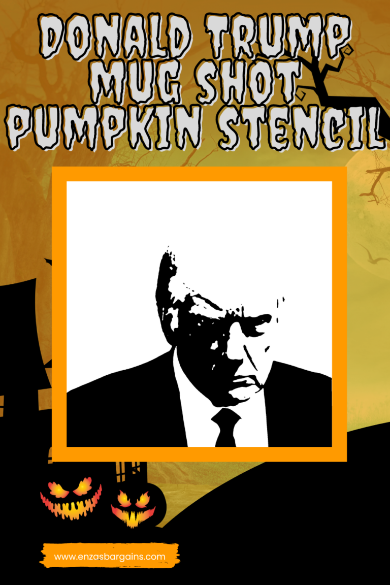 Donald Trump Mug Shot Pumpkin Stencil Enza s Bargains donald-trump-mug-shot-pumpkin-stencil-enza-s-bargains