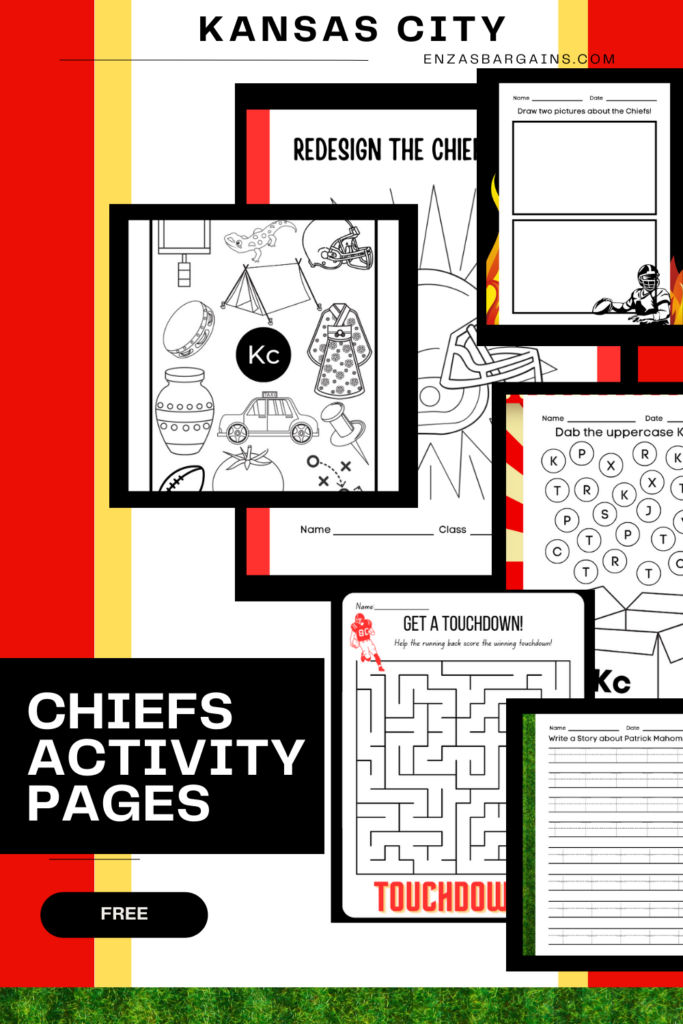 Chiefs Activity Pages