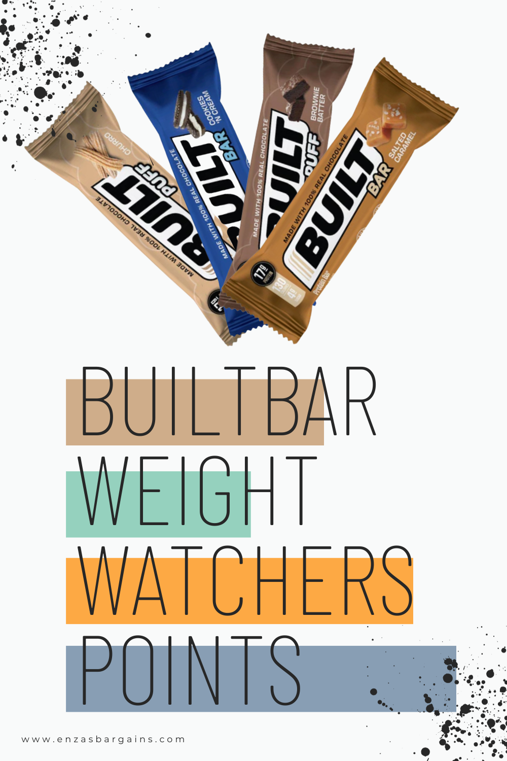 Built Bars Weight Watchers Points Enza's Bargains
