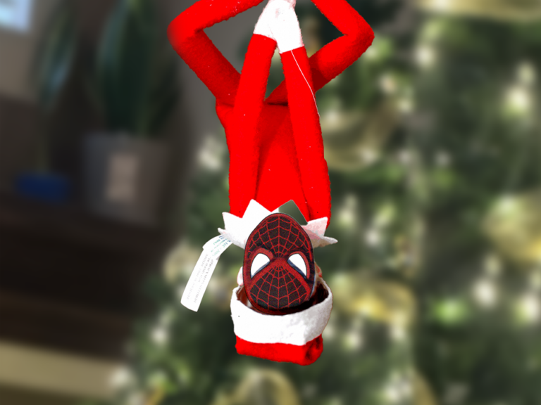 Miles Morales Printable Mask for Elf on the Shelf