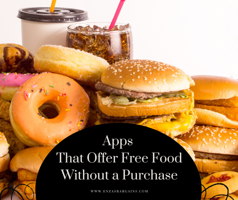 Apps That Offer Free Food Without a Purchase enzas bargains