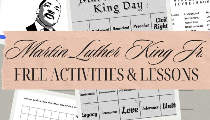 Martin Luther King Jr. Day Activities and Lesson Plans