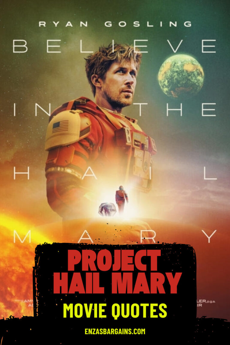 Project Hail Mary Movie Quotes - Enza's Bargains