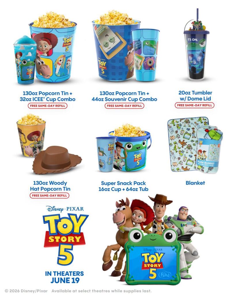 Cinemark Toy Story 5 Popcorn Bucket